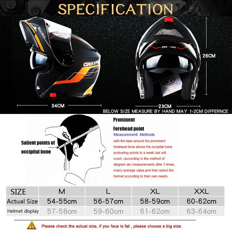 Мотоциклетный шлем TORC Moto Casco мотоциклетный с откидной крышкой двойными линзами