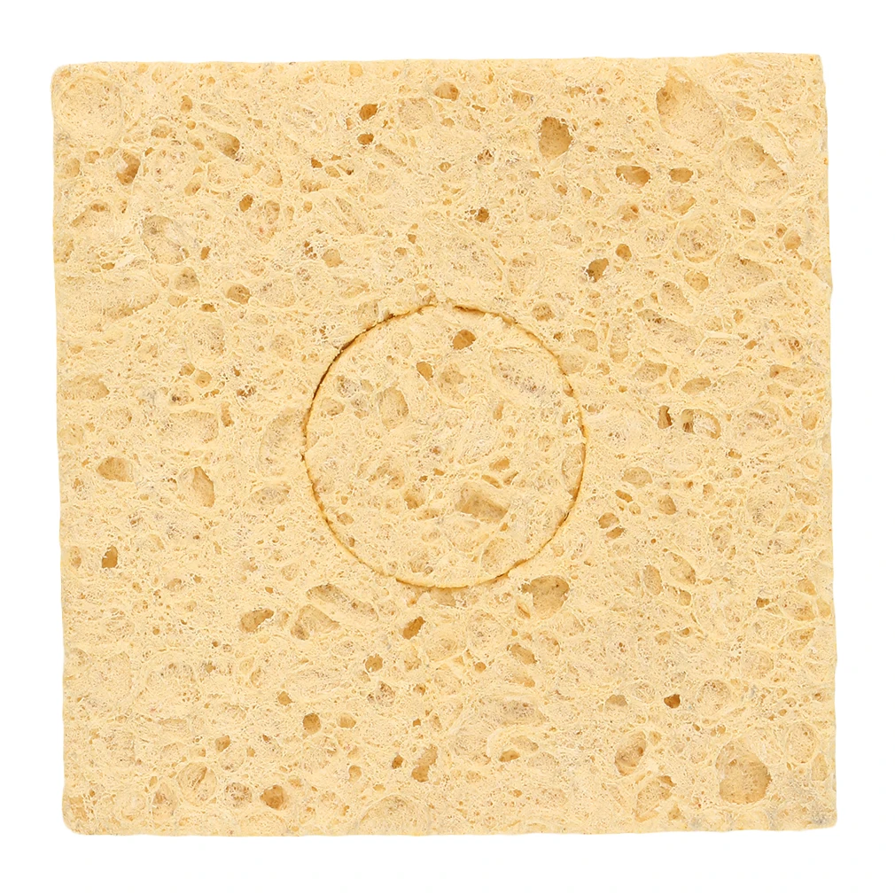 Желтый 1 шт. паяльник наконечник сварочная Чистящая губка для 936 изысканный