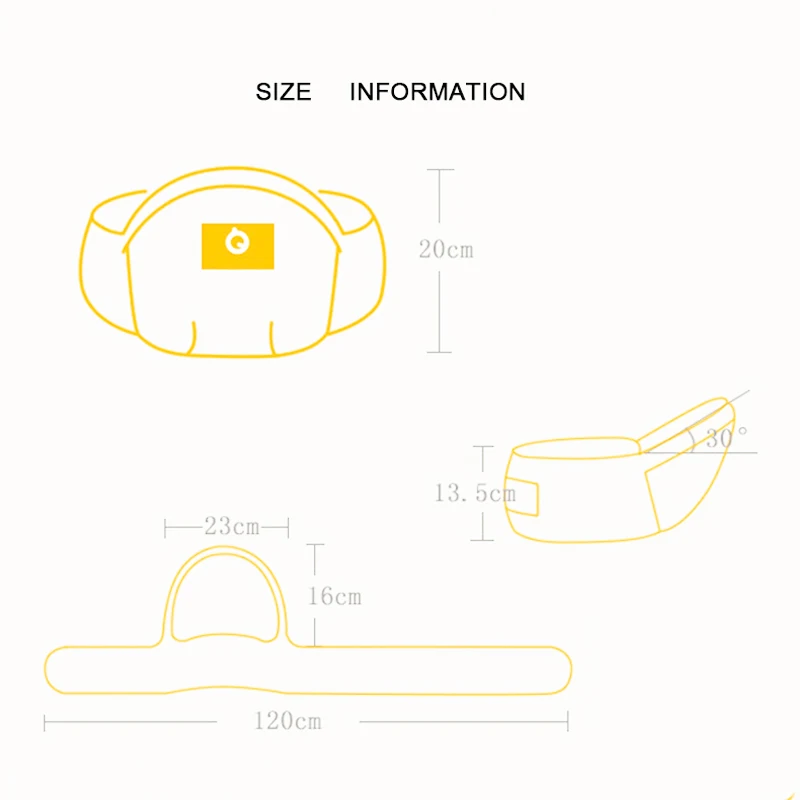 Детская переноска табурет ходунки детский слинг удерживающий поясной ремень