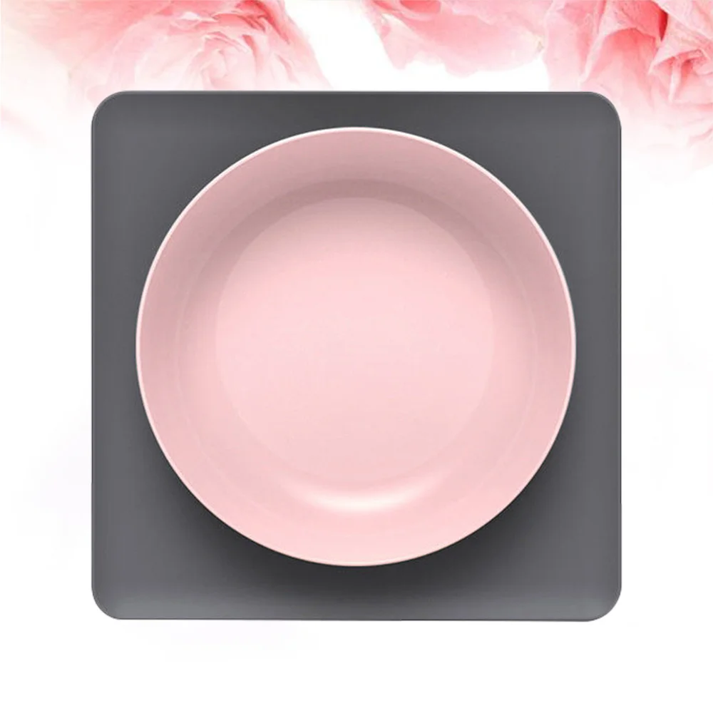 Pet Feeding Bowl Non-slip Placemat Sucker Dog Feeder Creative Food Water Slicone (Pink) | Дом и сад