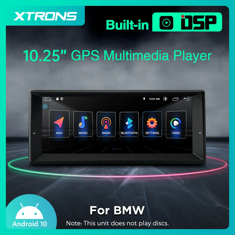 Автомобильный стереопроигрыватель XTRONS 10 25 дюйма Android GPS-навигация для BMW E39 M5 1999-2003