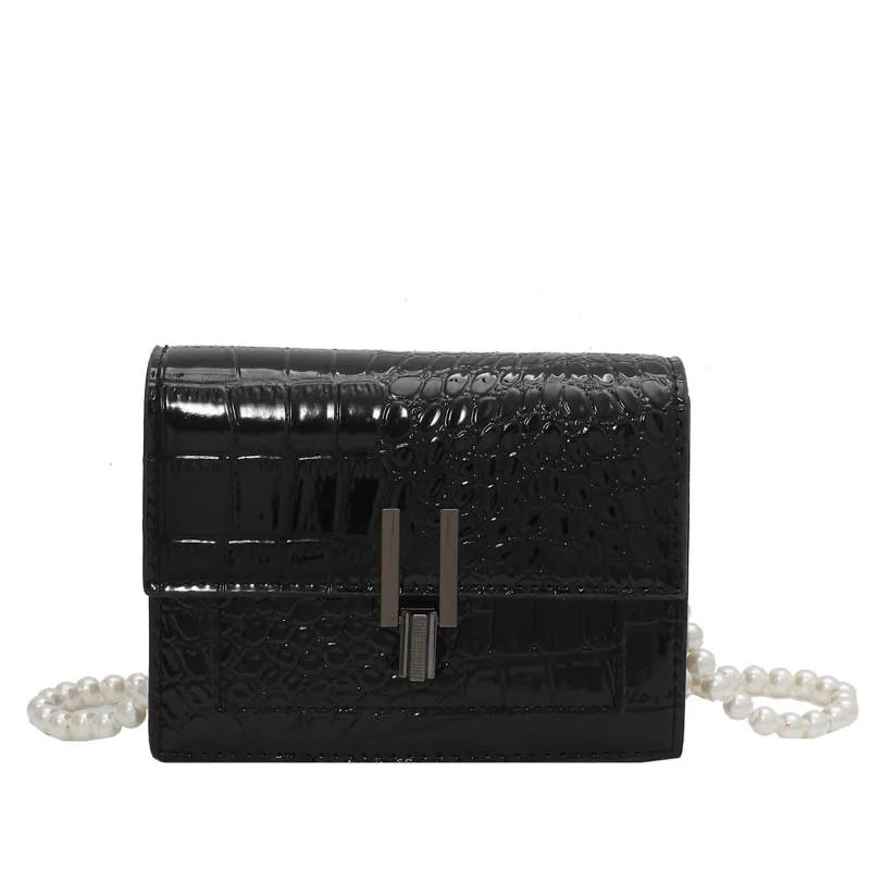 

Luxury Women Bag Pearl Shoulder Bag Straps Crossbody Bag Small Messenger Purse Ladys Shoulder Bags Leather Solid Color Handbags