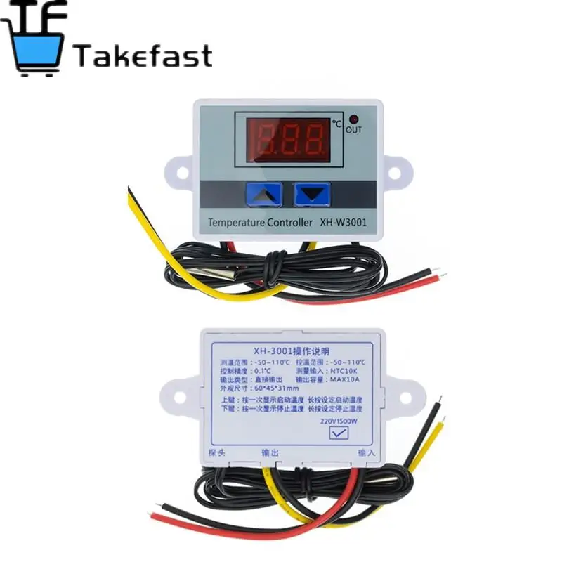 Цифровой светодиодный регулятор температуры переменный ток 110-220 В Φ W3002 W3230 для