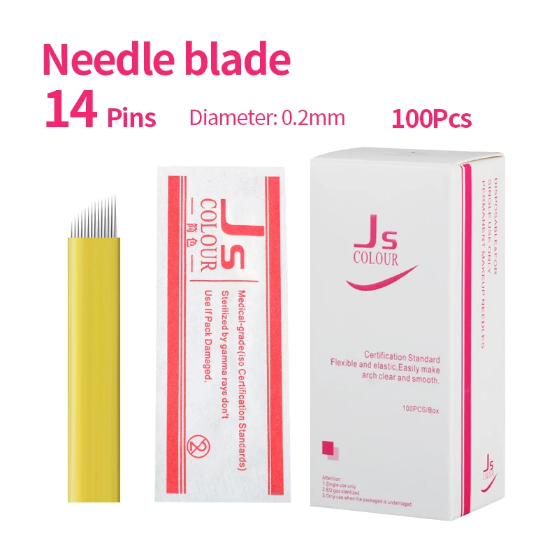 0 2 мм 500 шт. иглы для перманентного макияжа бровей|needle blade|tattoo needleseyebrow tattoo needle |