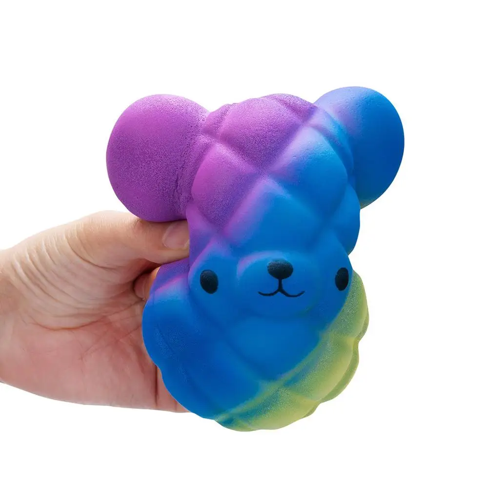 Кавайный мультяшный медведь сжимающийся медленно поднимающийся телефон ремни