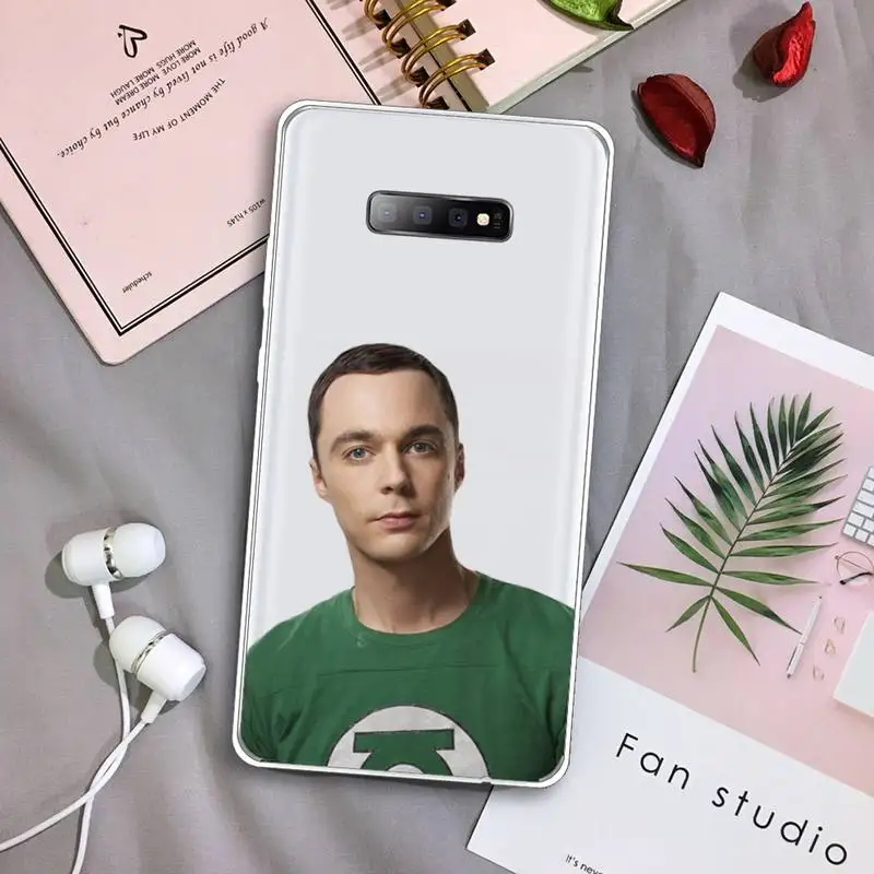 

Bazinga The Big Bang Theory Phone Case Transparent For Samsung Galaxy A71 A21s S8 S9 S10 plus note 20 ultra