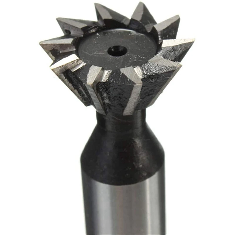 

TOP 20mm 3/4 Inch 60 Degree Steel Dovetail Milling Cutter Straight Shank Woodworking Milling Cutter