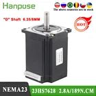 Бесплатная Доставка 1 шт. Nema23 шаговый двигатель 2.8A 189N. См 4-свинец 23HS7628 мотор для 3D-принтеры монитор оборудования