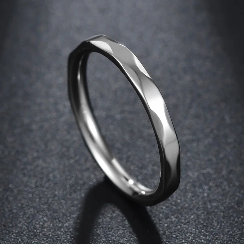 Романтичное кольцо Diamon из нержавеющей стали с розовым золотом обручальное