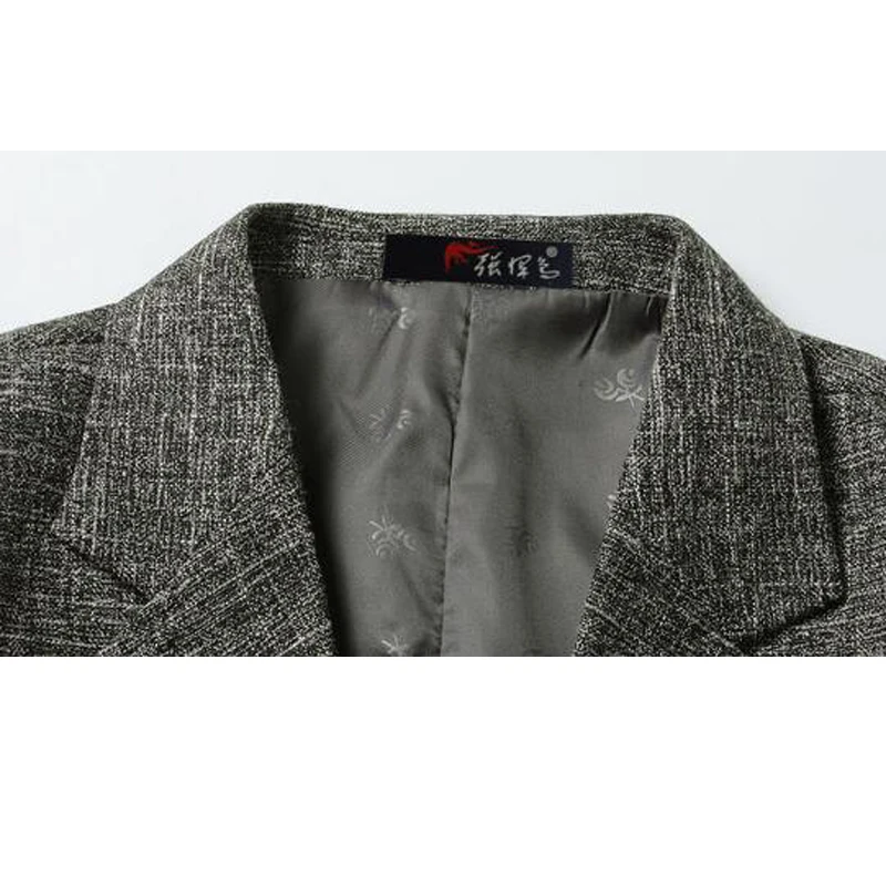 Пиджак мужской офисный повседневный модный свободный пиджак с длинным рукавом