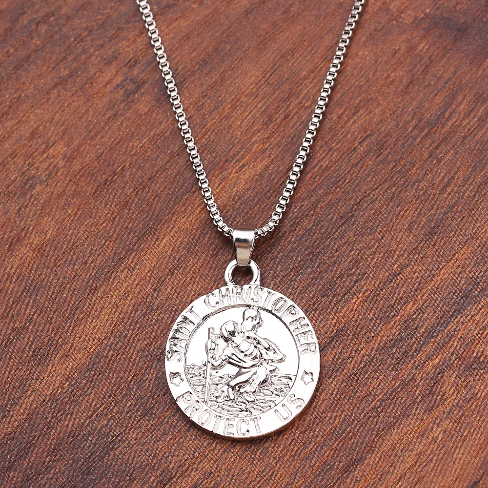 Ожерелье женское с цепочкой изображением Иисуса Христа ожерелье Святой