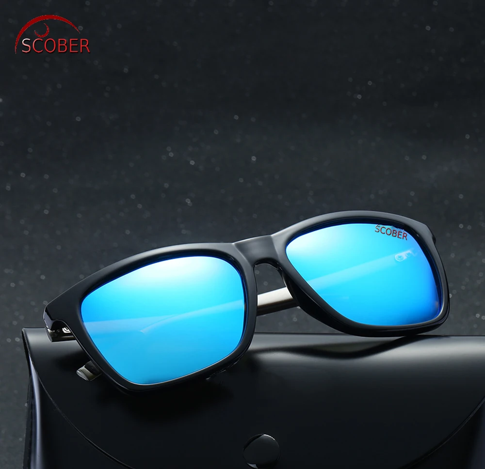 Мужские солнцезащитные очки с поляризацией в стиле ретро |