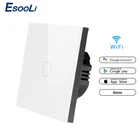 Настенный светильник EsooLi, сенсорный переключатель для Google Home, Amazon, Alexa, голосовое управление, стандарт ЕС, TuyaSmart Lifeewelink 12