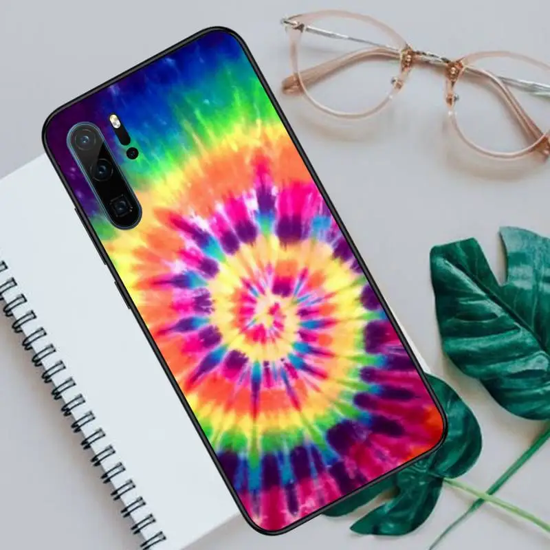 

Tie dye colorful Phone Case For Huawei honor Mate P 9 10 20 30 40 Pro 10i 7 8 a x Lite nova 5t