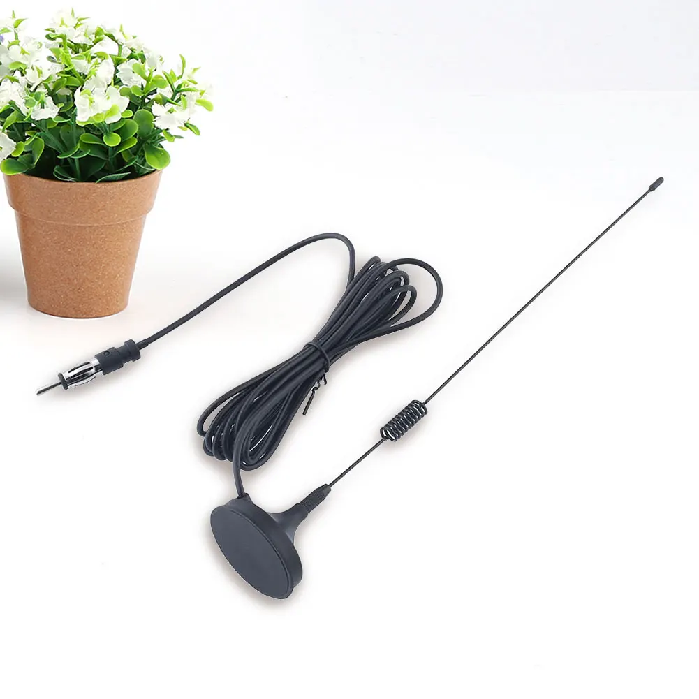 Vehemo Магнитная Базовая автомобильная антенна Беспроводная радиоантенна Am/Fm для