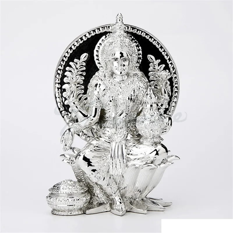 

Plating India Buddha Figurine Laksmi Statue Creative Resin Crafts Home Decoration Birthday Gift R3718
