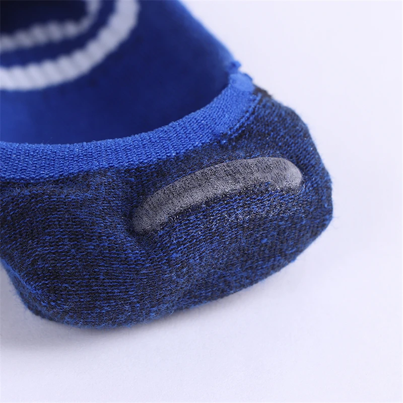 Унисекс невидимые хлопковые носки с рисунком в полоску женские и мужские оптовая