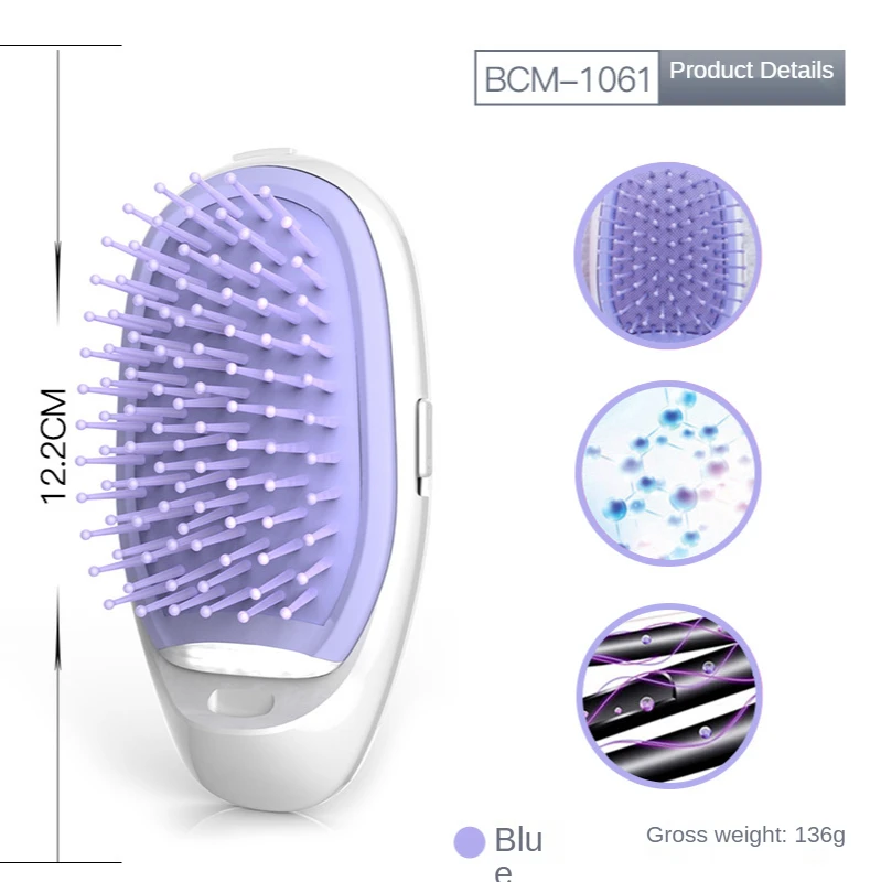 

Anion massage comb portable electric hairdressing comb comb special comb