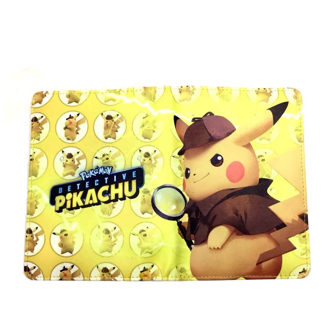 Pokemon Detective Pikachu, ПУ Обложка для паспорта, ID, кредитницы, для женщин и мужчин, держатель для паспорта, Мультяшные Двойные кошельки, милые