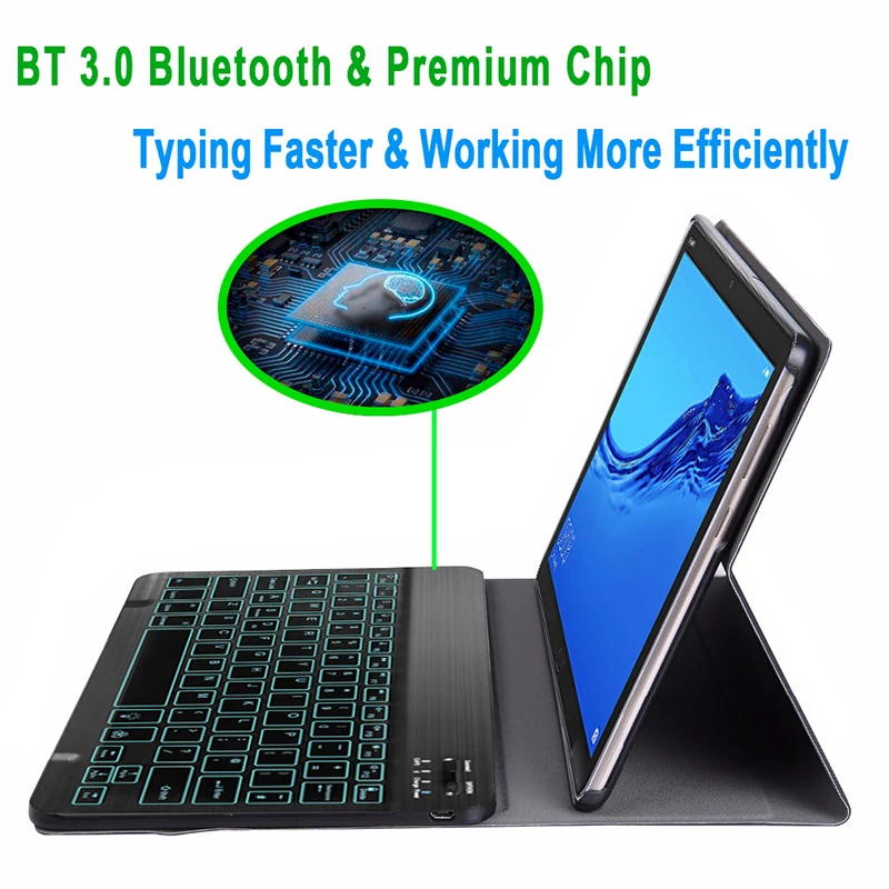 Bluetooth клавиатура чехол для Lenovo Tab P11 TB-J606F Подставка для планшета кожаный чехол для Lenovo Xiaoxin Pad 11 клавиатура с подсветкой мышь