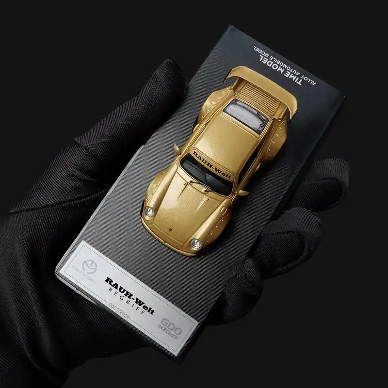Модель времени x GDO мастерская 1:64 RWB 993 черный остров выпадающая литая модель