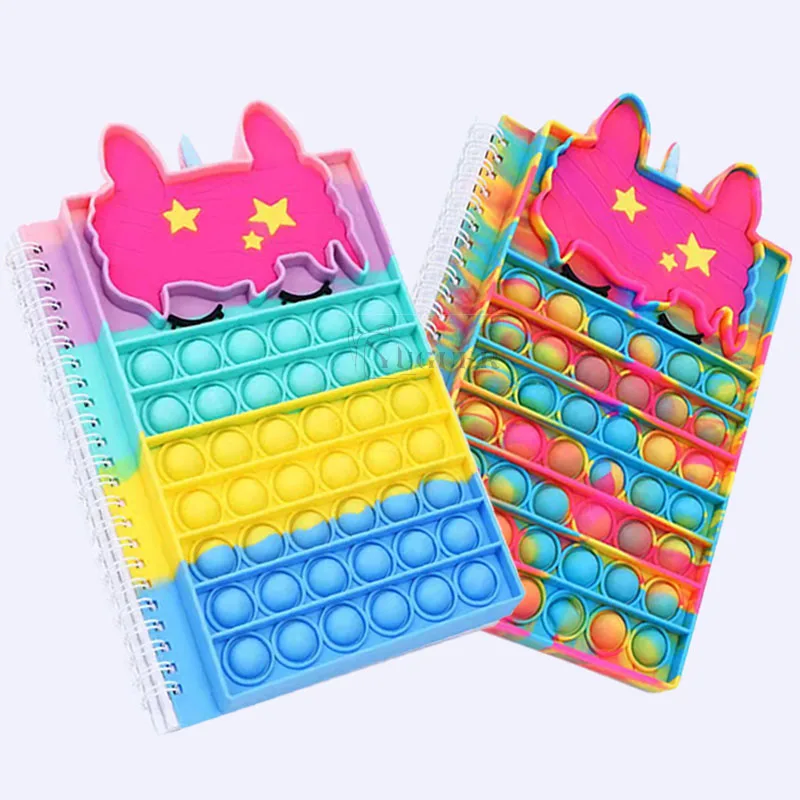 

Agenda 2022 Portable Diary with 4 Rings Mini Journal Pop Its Notebook Stationery Office 365 Kids Kawaii Christmas Holiday Gifts