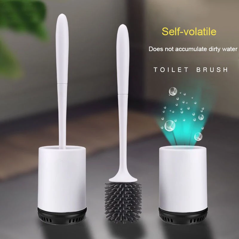 Щетка для унитаза резиновая головка держатель щетка чистки туалетной стены