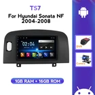 Автомобильный мультимедийный плеер с сенсорным экраном Android GPS для Hyundai SONATA NF 2004 2005 2006 2007 2008 Навигация BT WIFI головное устройство SWC