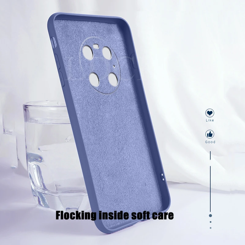 For Huawei Mate 40 Pro Liquid Case Silicone Rubber Shockproof Soft Case For Huawei Mate 40 Cover For Huawei Mate 40 Pro Plus 