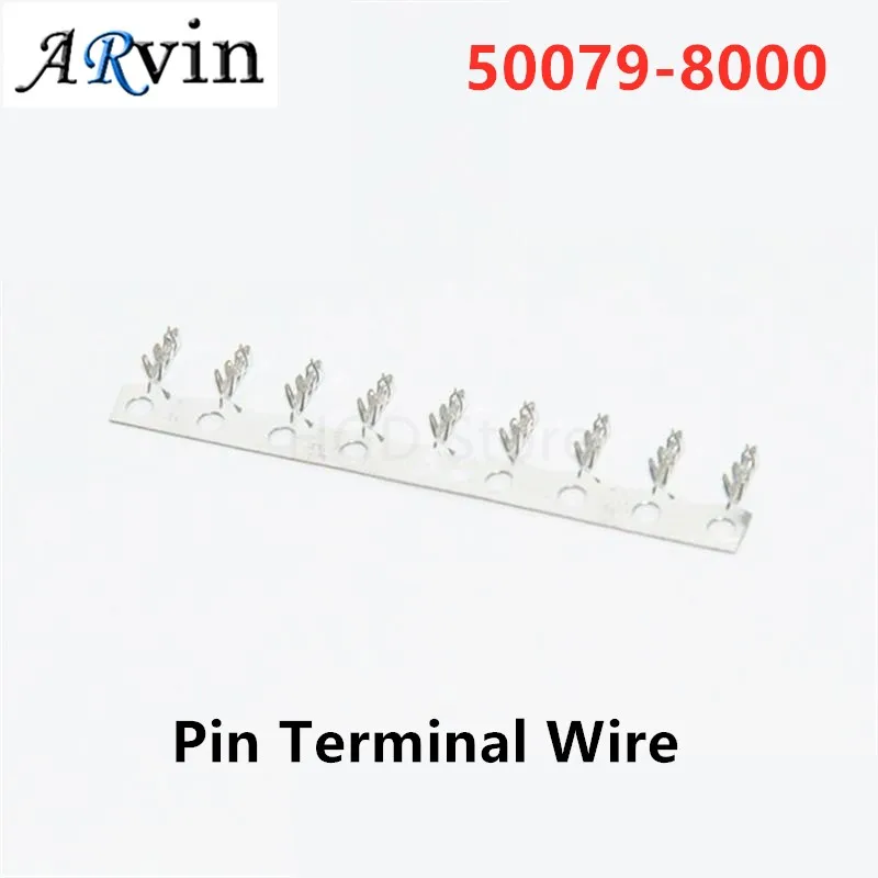 

100pcs Molex Connector 50079-8000 Pin Terminal Wire gauge 26-28AWG