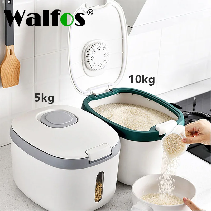 Контейнер для хранения пищевых продуктов WALFOS 5 кг/10 кг | Дом и сад