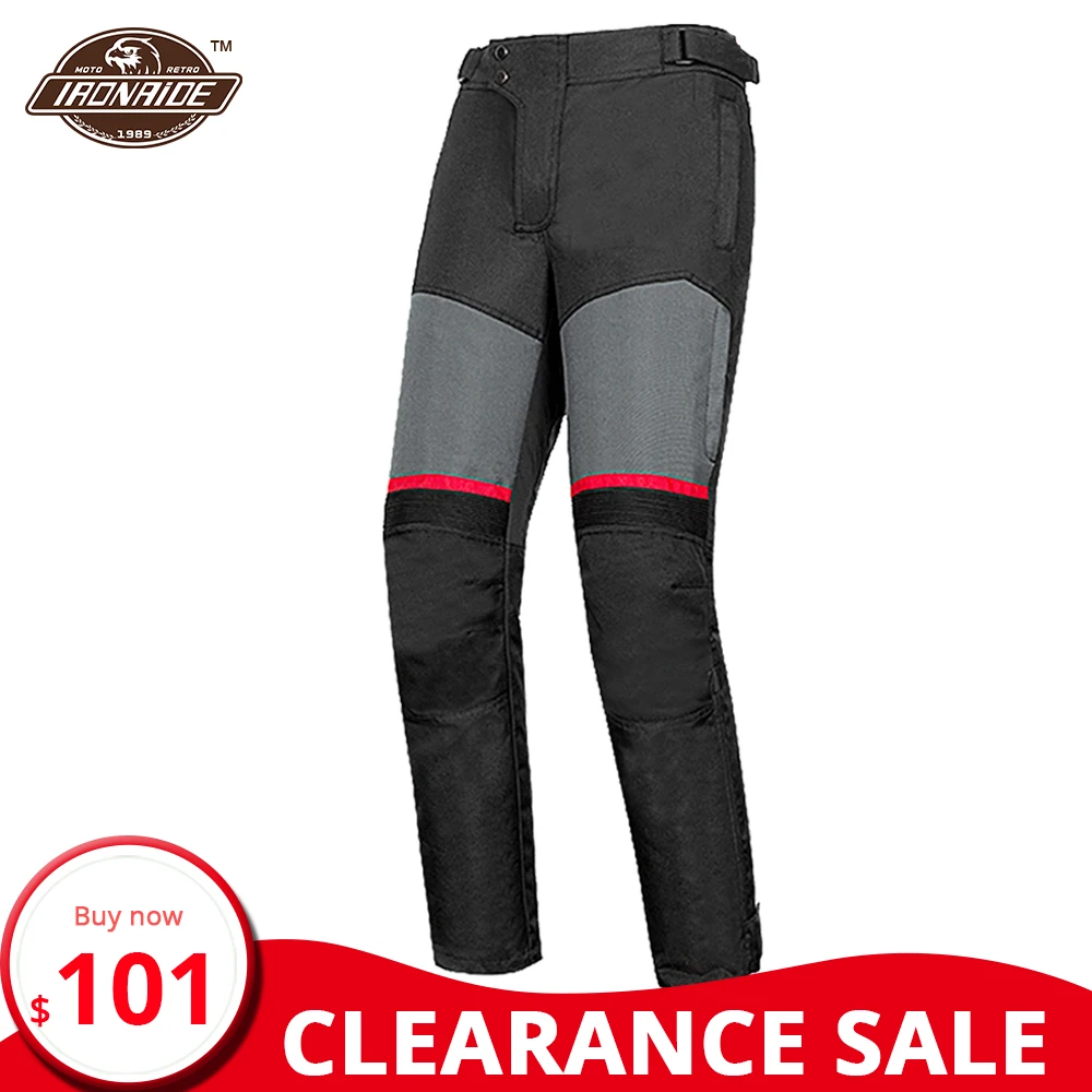 

Clearance SCOYCO Waterproof Motorcycle Pants Men Jaqueta Motociclista Moto Pants With Removeable Linner Black For 4 Season
