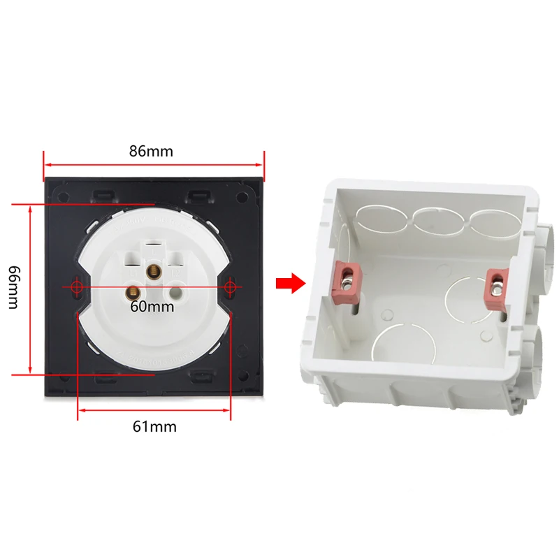 Avoir Adjusting Fan Speed Control Light Switch Dimmer Wall Retro Plastic Panel 86Type Adjustment Lighting Knob |