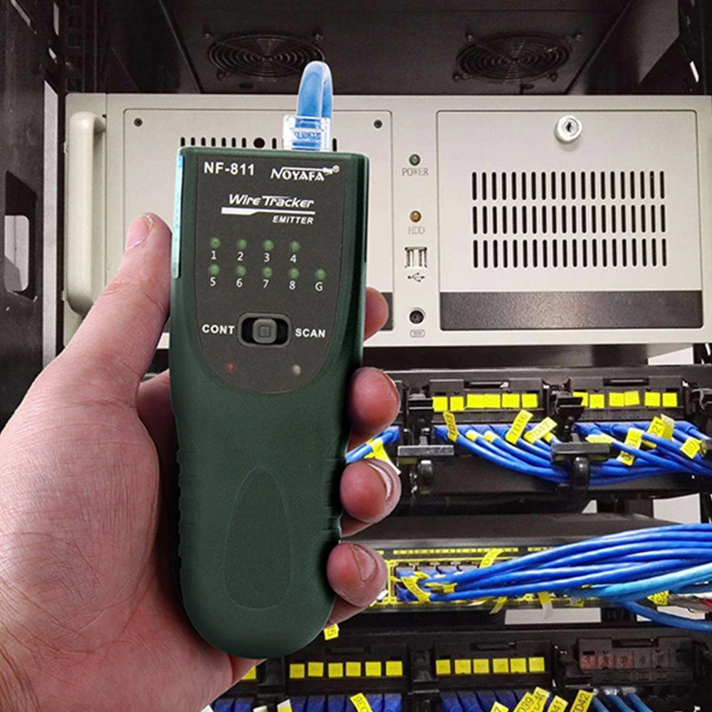 NOYAFA NF-811 RJ45 сетевой кабель тестер er RJ11 телефонный провод трекер тонер Ethernet LAN