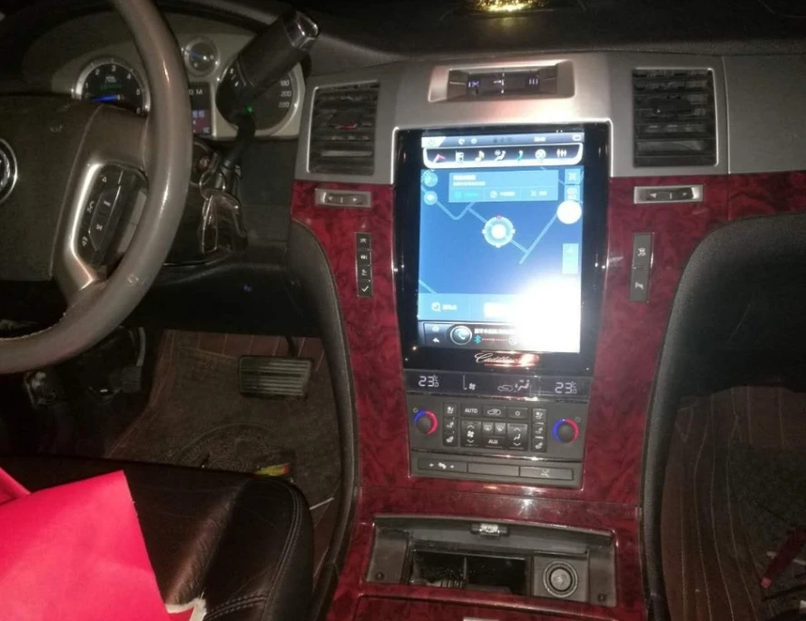 10,4 дюймов 1280x800 Tesla стиль вертикальный экран 32 Гб ПЗУ gps навигация WiFi для cadillac escalade 2007-2012 год