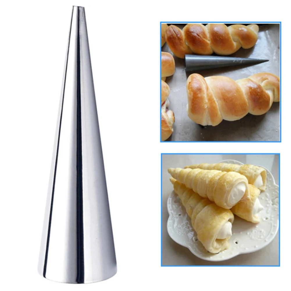 

5/10PCS Conical Tube Cone Roll Moulds Spiral Croissants Molds Cream Horn Mould Pastry Mold Cookie Dessert Kitchen Baking Tool