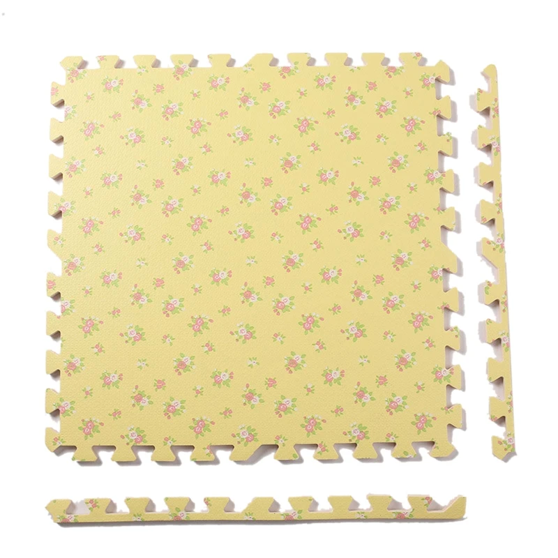 

16 Pcs Cartoon Print Waterproof Carpet EVA Foam Floor Protection Pad Play Mat