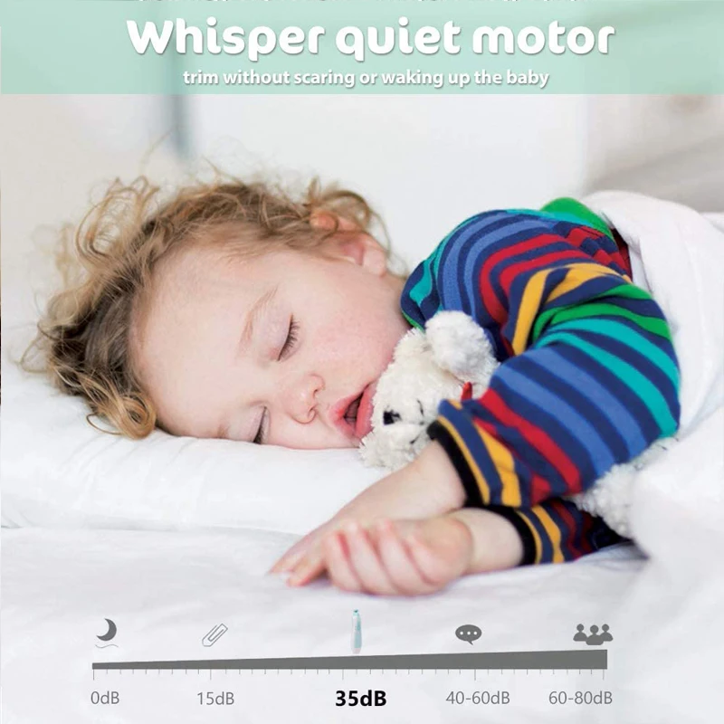 

ABS Safe Baby Electric Nail Trimmer Baby Care Kit Higiene New Born Nail Clipper For Kids Infant Adult Nails