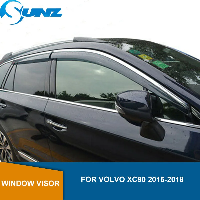 Боковое окно дефлекторы дождевики для VOLVO XC90 2015 2016 2017 2018 оконный козырек