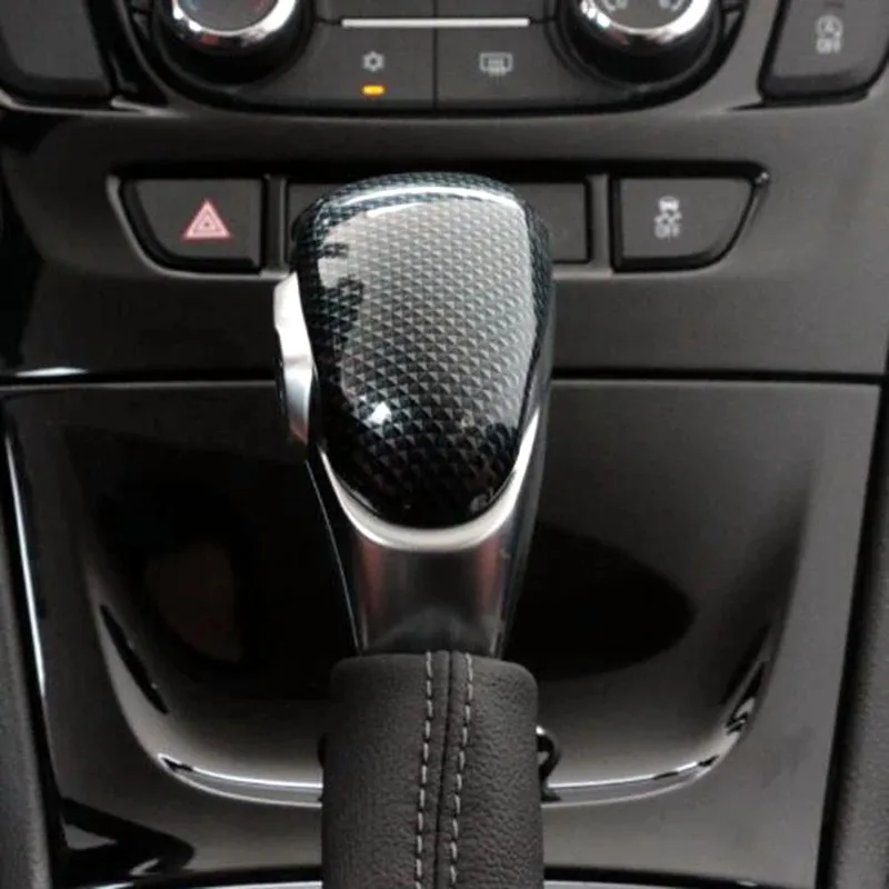 

For Opel Mokka Buick Encore 2016-2018 ABS Carbon fibre Car Gears head strip cover trim Carbon fiber style styling accessories