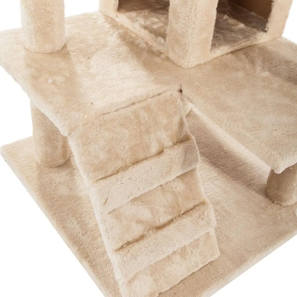 

Speedy Pet Multifunctional Chair Creative Cube House with Scratching Removable Pad Cushions Pet Activity Cat Tree Furniture