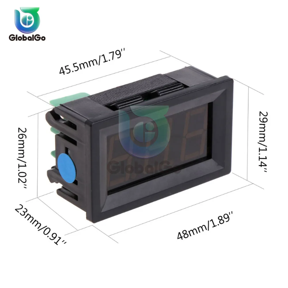 XH B310 цифровая трубка дисплей термометр 12 В измеритель температуры K type M6