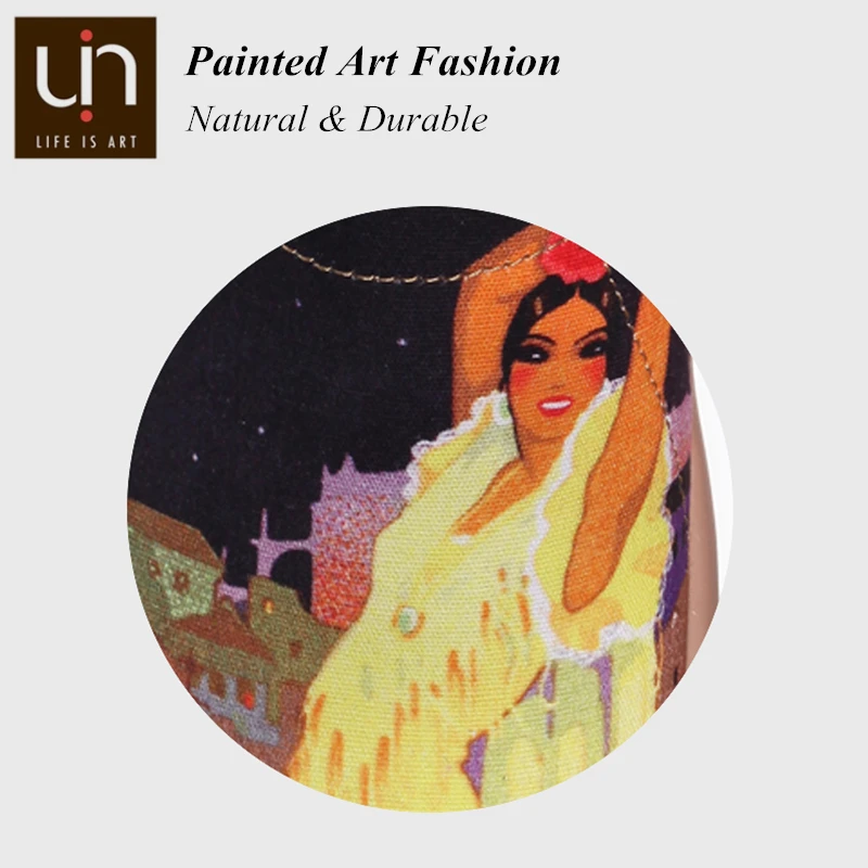 Женские парусиновые туфли UIN повседневные лоферы на плоской подошве для