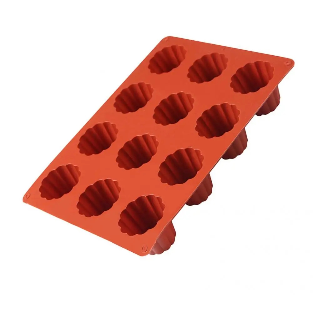 

High Quality 12 Grids Cake Dessert Silicone Mold Mousse DIY Baking Tool Premium Pastry Mold Easy to Use for Indoor