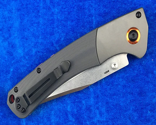 B LEMIFSHE 15080 алюминиевый сплав Dymondwood/G10 Ручка D2 нож со складным лезвием Открытый Кемпинг выживания фрукты нож, инструмент для повседневного использования - Цвет: B