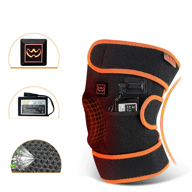 Теплые наколенники с подогревом и перезаряжаемой батареей для мужчин женщин