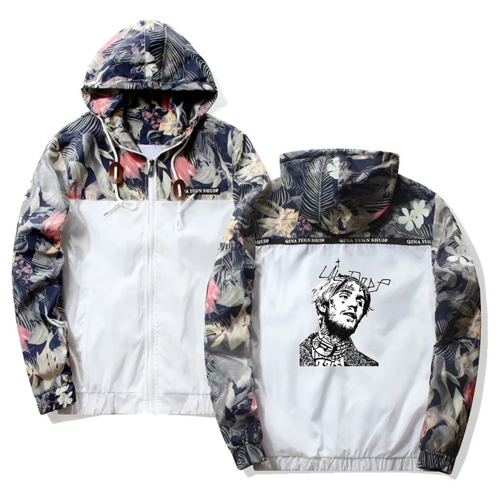 Куртка Lil Peep Sad с капюшоном мужская ветровка пальто свитшот одежда на молнии в