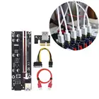 Usb 3,0 Pci-E Ver Экспресс 1X 4X 8X 16X расширитель Riser карта адаптера Sata 15Pin до 6 Pin Мощность адаптер кабель-удлинитель 60 см