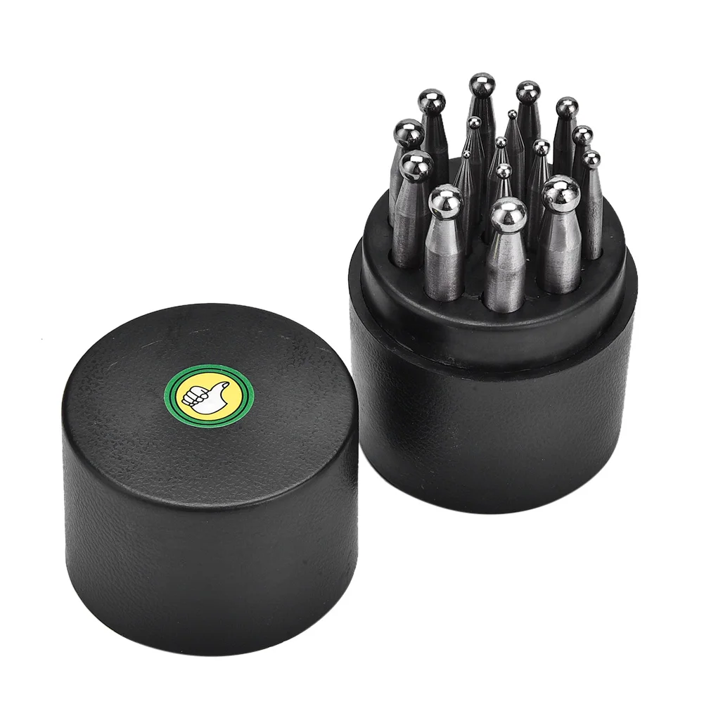 17 шт. Dapping Блок удары гравировальные станки для ювелирных бусы колокольчик