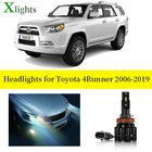 Светодиодные лампы для передних фар для Toyota 4 runner 2006 2007 2008 2009 2010 2011 2012 2013 2014 2015 2016 2017 2018 2019 Низкая Высокая луча лампы